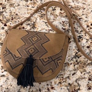 Free People Sundown Wilds Suede Crossbody Bag
